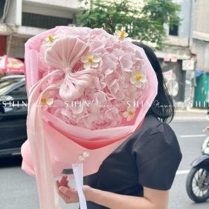 Hoa Bó 3 Cẩm Tú Cầu Hồng S560