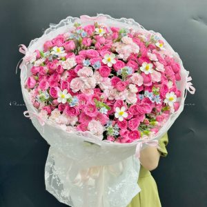 Bó Hoa Hồng Chùm Sophie Siêu To S541