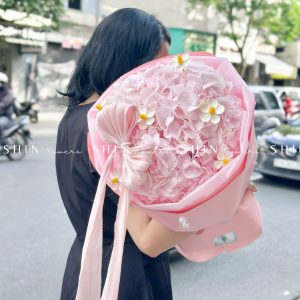 Hoa Bó 3 Cẩm Tú Cầu Hồng S560