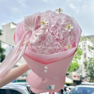 Hoa Bó 3 Cẩm Tú Cầu Hồng S560