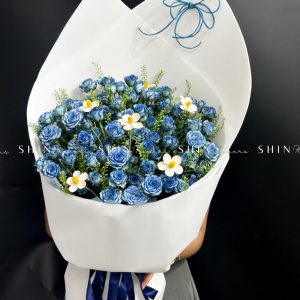 Bó Hoa Hồng Xanh Dương S542