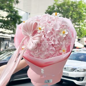 Hoa Bó 3 Cẩm Tú Cầu Hồng S560