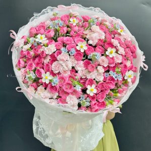 Bó Hoa Hồng Chùm Sophie Siêu To S541