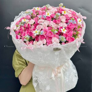 Bó Hoa Hồng Chùm Sophie Siêu To S541