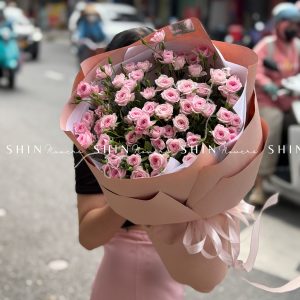 Bó Hoa Hồng Chùm Điền Mật S550