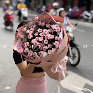 Bó Hoa Hồng Chùm Điền Mật S550