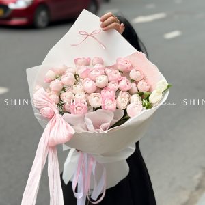 Bó Hoa Hồng Tiểu Tiên Nữ S555