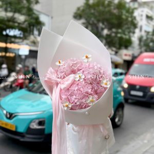 Hoa Bó 3 Cẩm Tú Cầu Hồng S568