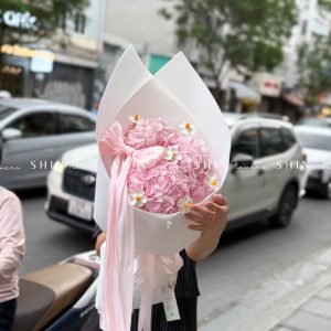 Hoa Bó 3 Cẩm Tú Cầu Hồng S568