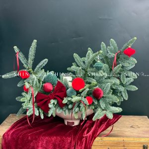 Lẵng Thông Nobiles Đan Mạch đế nến để bàn T025