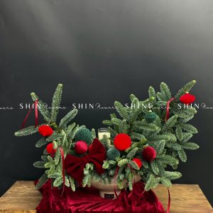 Lẵng Thông Nobiles Đan Mạch đế nến để bàn T025