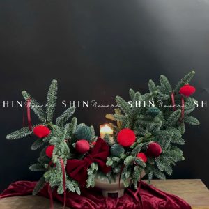 Lẵng Thông Nobiles Đan Mạch đế nến để bàn T025