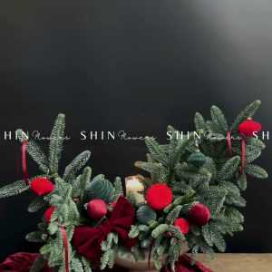 Lẵng Thông Nobiles Đan Mạch đế nến để bàn T025