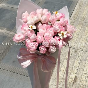 Bó Hoa Kem hoa Hồng Tiểu Tiên Nữ S572