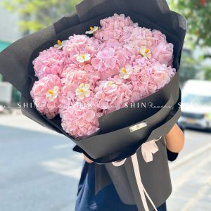 Hoa Bó 10 Cẩm Tú Cầu Hồng S587