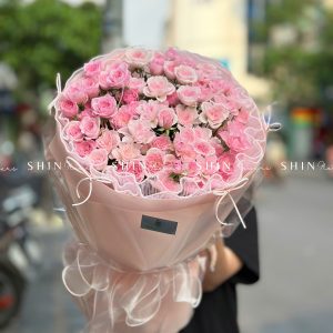 Bó hoa Hồng Chùm Điền mật S583