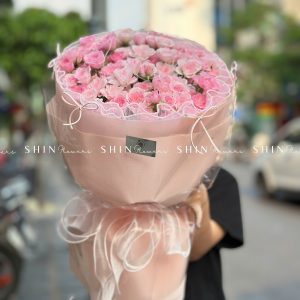 Bó hoa Hồng Chùm Điền mật S583