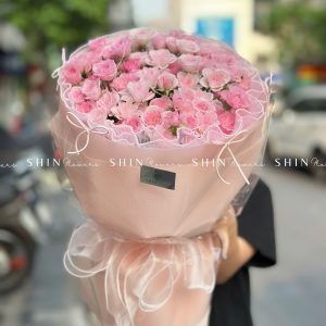 Bó hoa Hồng Chùm Điền mật S583