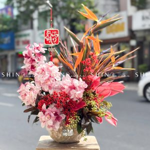 Lẵng Hoa Tết - Bình An - Như Ý H141