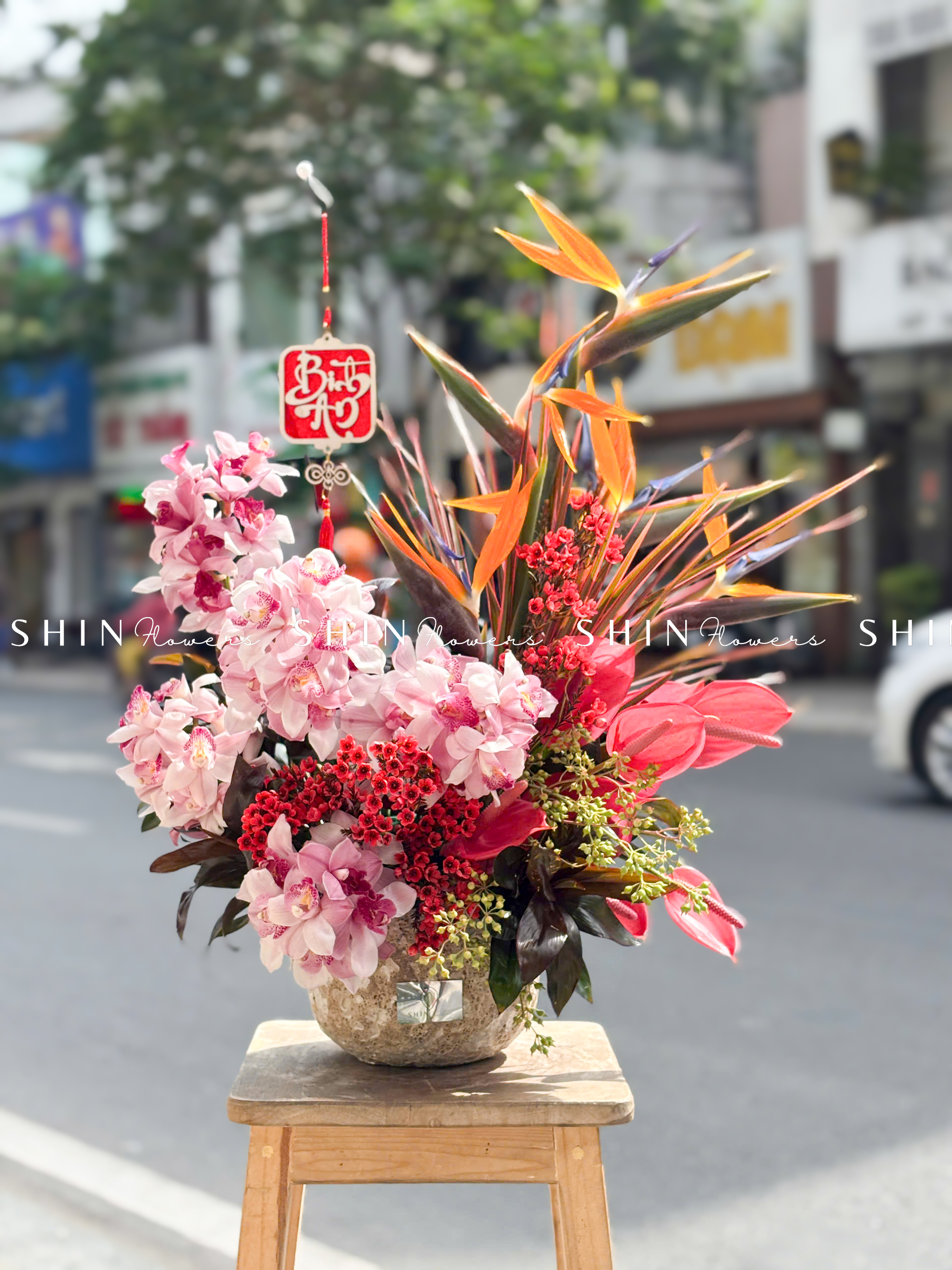 Lẵng Hoa Tết - Bình An - Như Ý H141