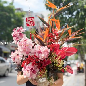 Lẵng Hoa Tết - Bình An - Như Ý H141