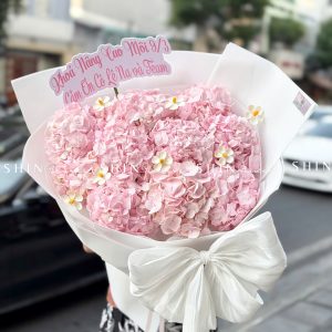Hoa Bó 10 Cẩm Tú Cầu Hồng S629
