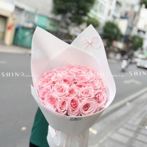 Bó Hoa 30 hồng Ohara Hồng S625