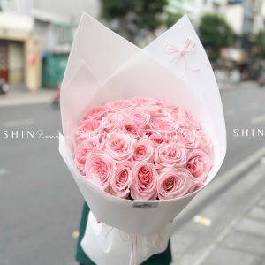 Bó Hoa 30 hồng Ohara Hồng S625