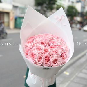 Bó Hoa 30 hồng Ohara Hồng S625