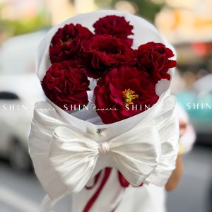 Hoa Bó 6 Mẫu Đơn Đỏ Old Faithful S613