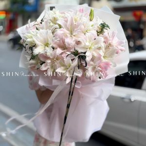 Bó Hoa ly kép hồng S610