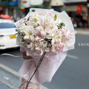 Bó Hoa ly kép hồng S610