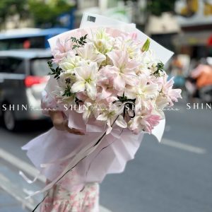 Bó Hoa ly kép hồng S610