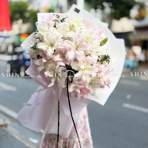 Bó Hoa ly kép hồng S610