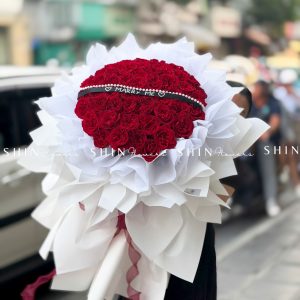 Bó 60 Hoa Hồng Đỏ S607