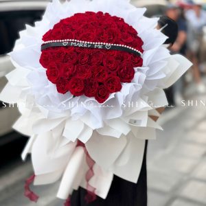 Bó 60 Hoa Hồng Đỏ S607