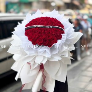 Bó 60 Hoa Hồng Đỏ S607