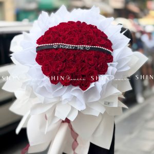 Bó 60 Hoa Hồng Đỏ S607