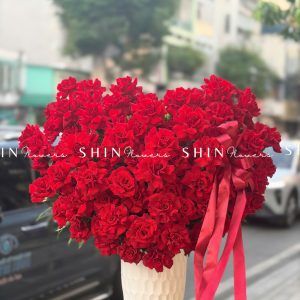 Lẵng Hoa Hoa hồng đỏ sang trọng H150