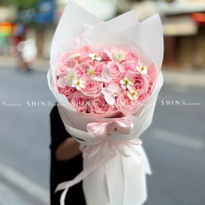 Bó Hoa hoa hồng Ohara Hồng S623