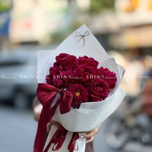 Hoa Bó 1- Mẫu Đơn Đỏ Old Faithful S624
