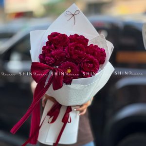 Hoa Bó 1- Mẫu Đơn Đỏ Old Faithful S624