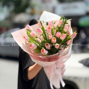 Bó Hoa 20 Tulip Hồng S632