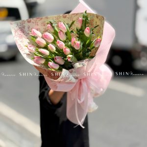 Bó Hoa 20 Tulip Hồng S632