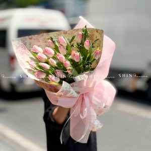 Bó Hoa 20 Tulip Hồng S632