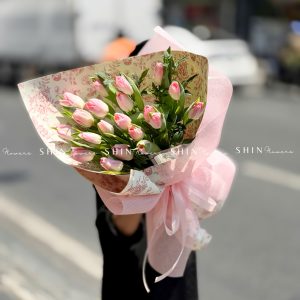 Bó Hoa 20 Tulip Hồng S632
