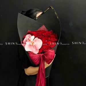 Bó hoa cây kem Hoa Hồng Đỏ S676