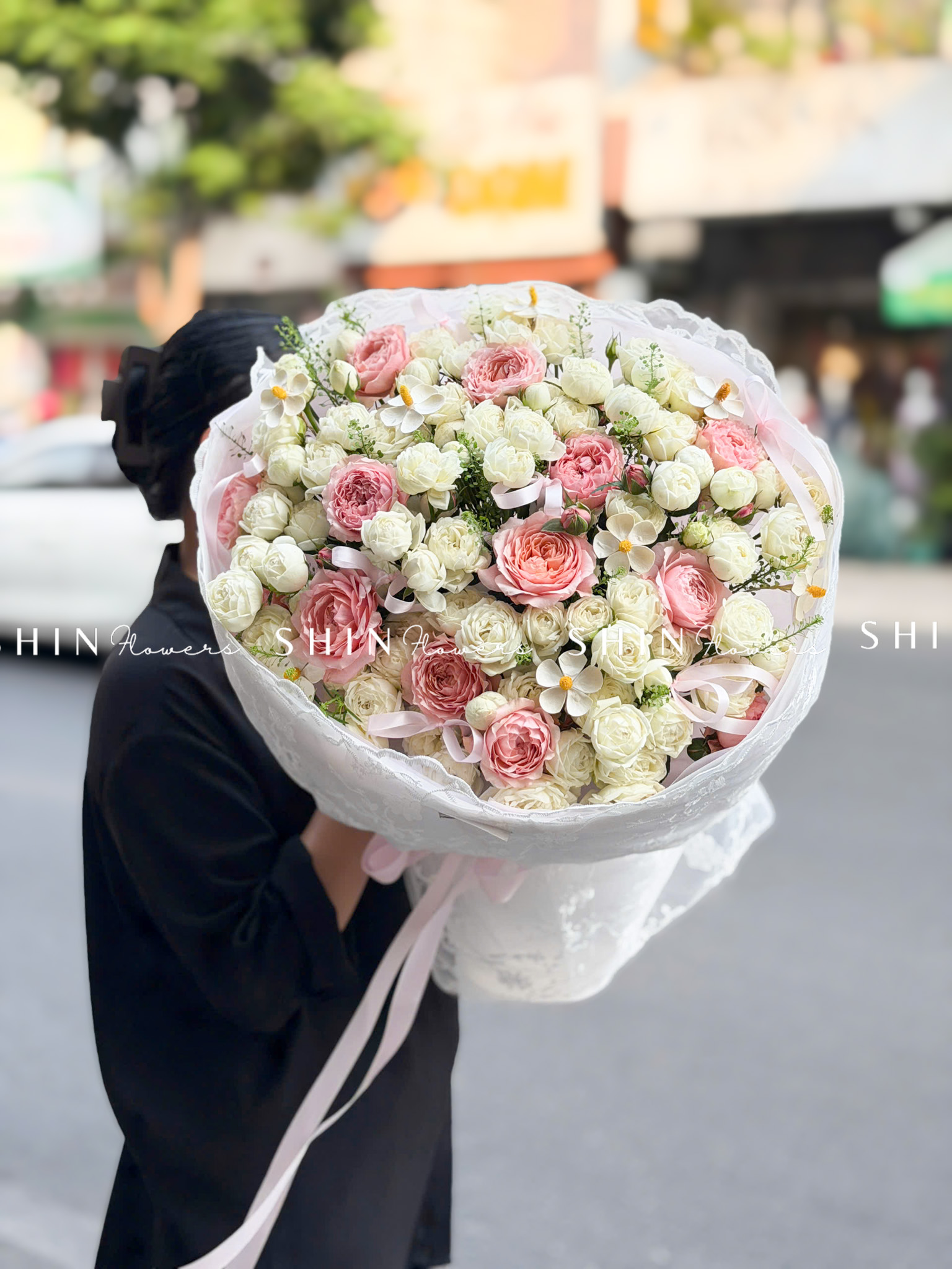 Bó hoa 50 Hoa Hồng Đỏ S670