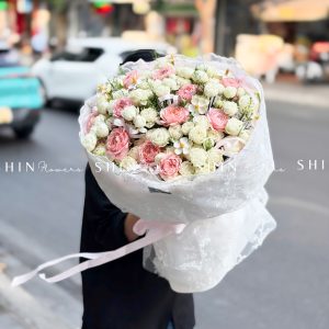 Bó hoa 50 Hoa Hồng Đỏ S670