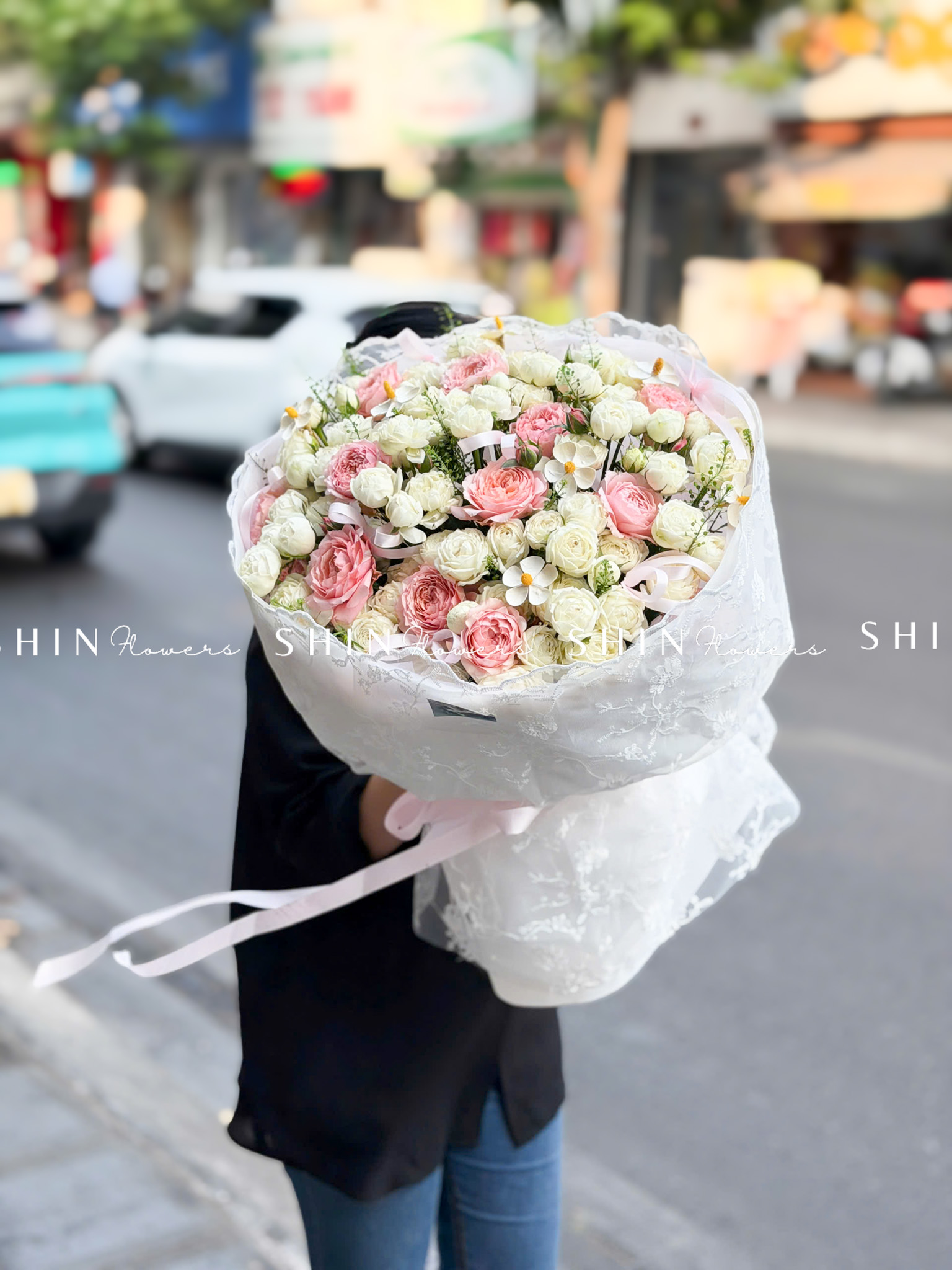 Bó hoa 50 Hoa Hồng Đỏ S670
